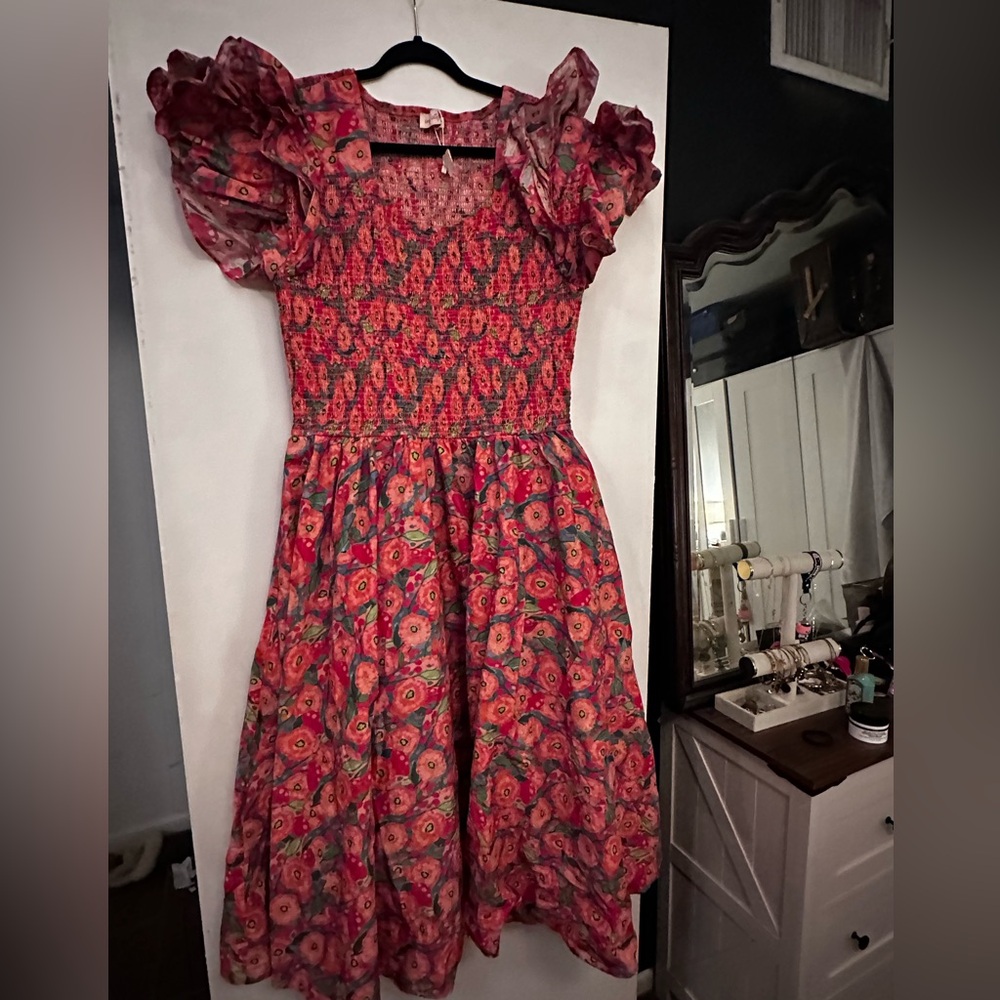 Ivy City Co Floral Smocked Dress